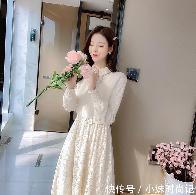 连衣裙|优雅气质连衣裙,温柔可爱风的穿搭,让你在冬季日常更加美丽动人