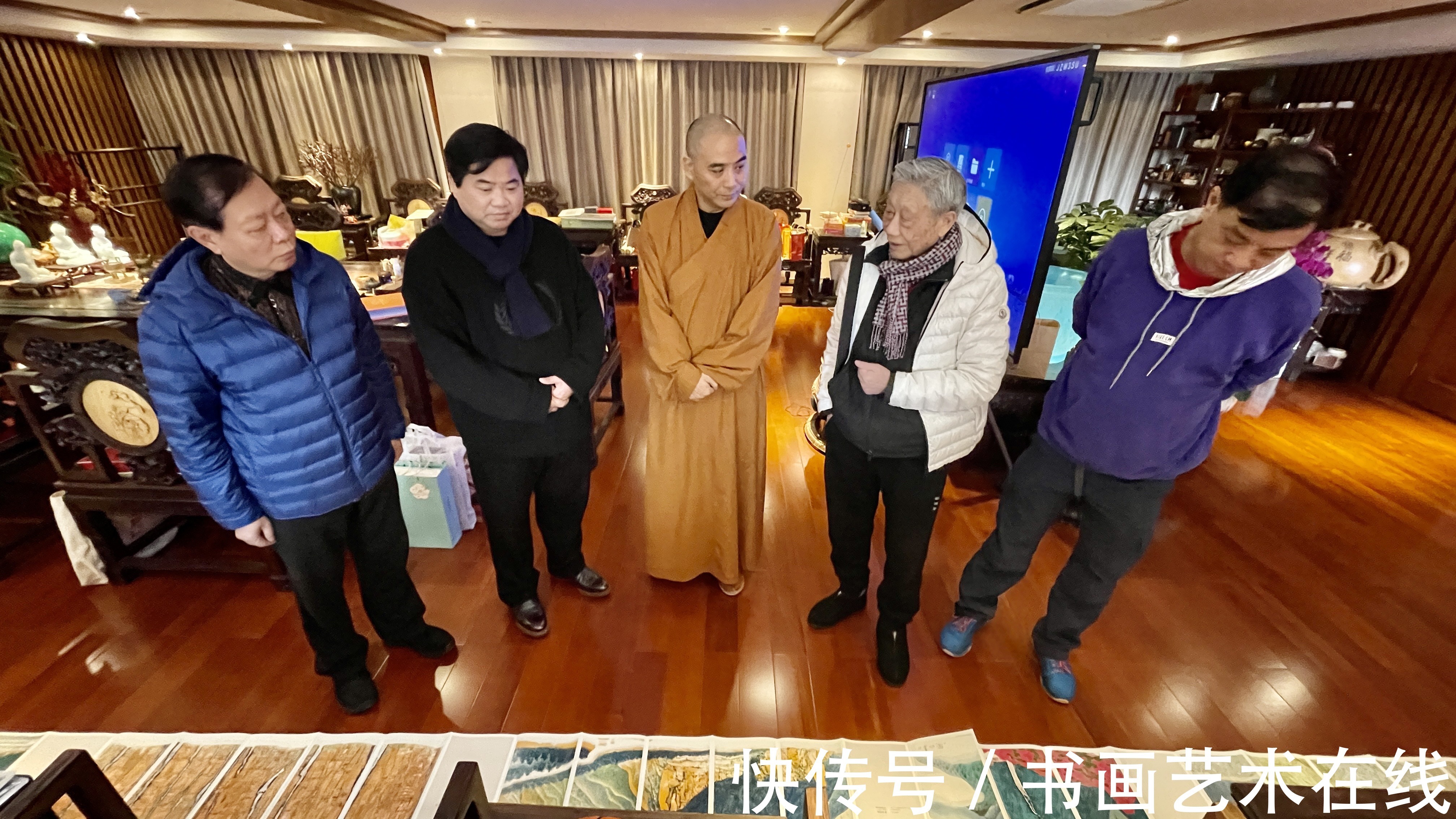 墨画&著名国画大师朱祖国与众多知名好友合影你肯定没见过!