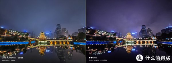 夜景|手机拍照对比 篇二：VIVO X70Pro+开箱，且与老机小米10Ultra对比拍照-下篇（夜晚）