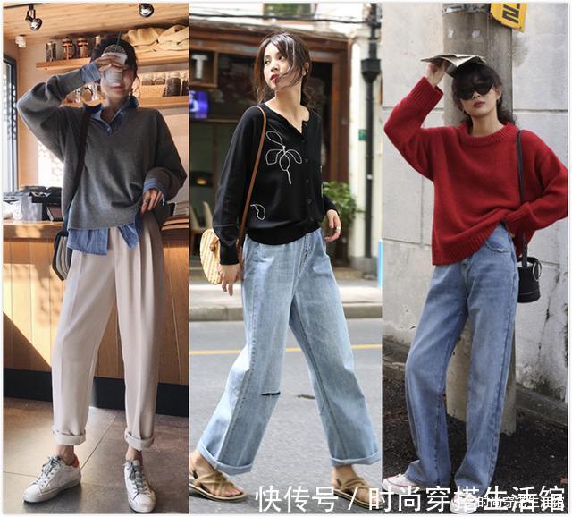 显瘦|开春火了一种女装:叫“针织衫”,显瘦保暖,搭裤子、裙子都好看