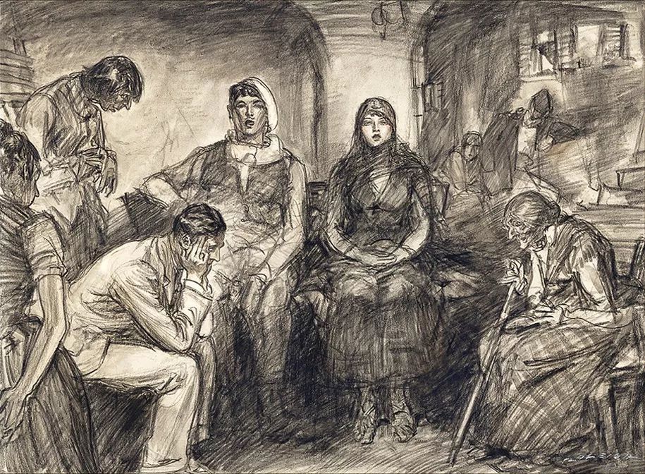 上流社会@美国最伟大的插画家,记录了上流社会的男男女女纸醉金迷的情景