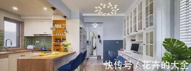 灰蓝色|70平米小户型，全屋简洁清爽又雅致，到处都打满了柜子，储物超强