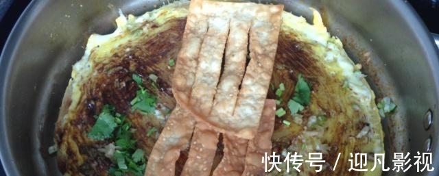 莴苣|想吃煎饼果子，不用出去买，一个平底锅在家制作比外面卖的好吃