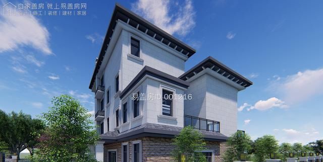 平面图|农村盖房单单主体就花费百万，4层带地下室，10卧室这得住多少人