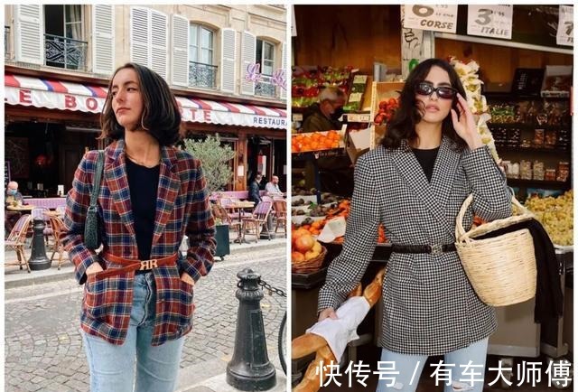 裙子 西装+裙子、西装+牛仔裤,秋冬这样搭配,时髦气质到不行!