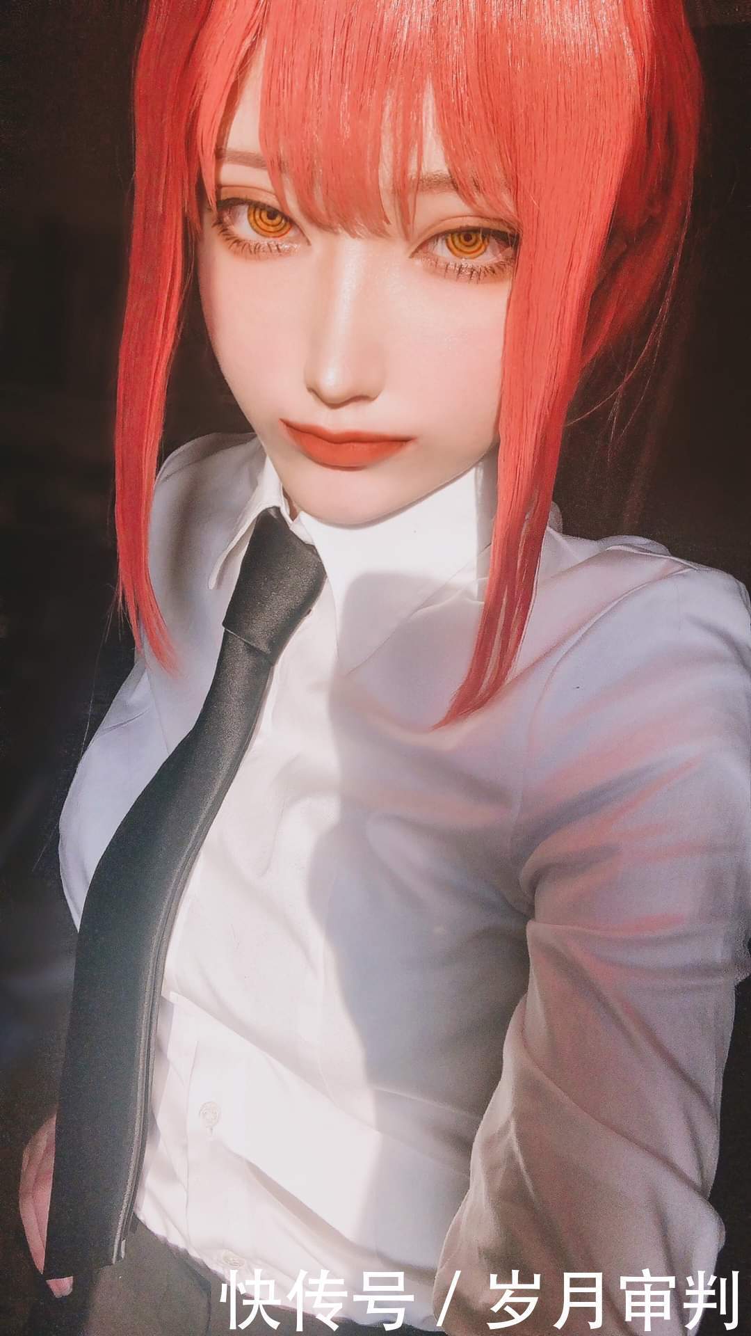 cos|《电锯人》神级COS,无限接近漫画形象,这是玛奇玛本人?