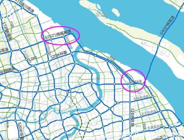 分析上海郊环线g1501完整成环的方案不仅需要宝山浦东越江隧道