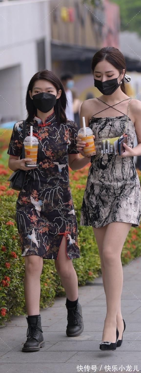 洋气 简单搭配的连衣裙上身特别洋气,穿出时尚个性与风格,甜美可爱