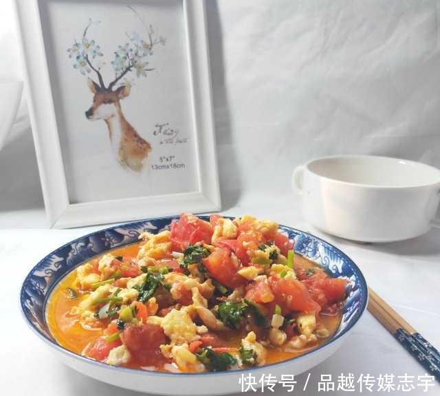 此款|酸甜开胃的西红柿炒鸡蛋,此款做法还是第一次,烹调简单嫩滑开胃