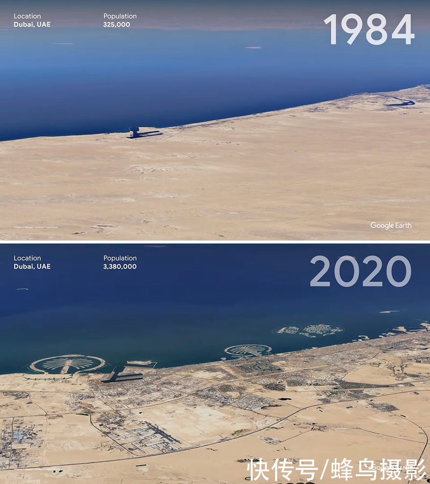 14张卫星拍摄的地球30年对比照,变化触目惊心,死海快要消失了