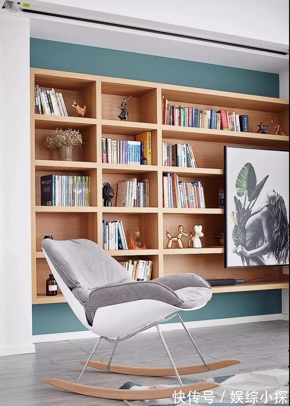 吧台|118㎡惬意北欧三居，客厅吧台设计独具匠心，主卧最有韵味！