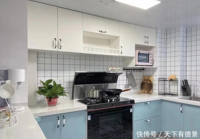 厨房|除了使用集成灶,还建议你巧学2个装修技巧,厨房干净整洁又大气