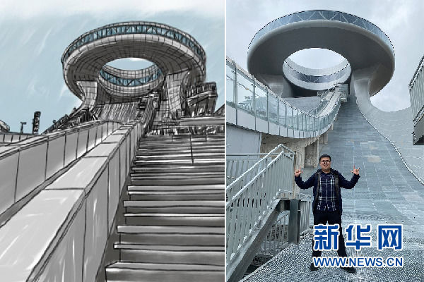 卢文龙！冰雪情缘入画来