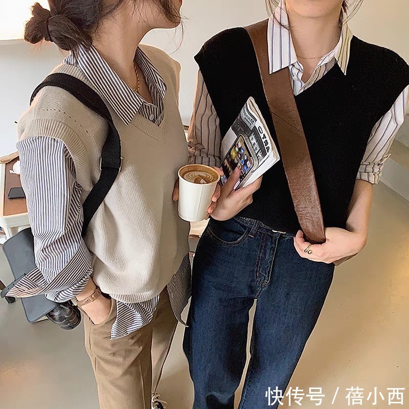 衬衫|秋季,穿上“黑色马甲”,让你遇见不一样的美好