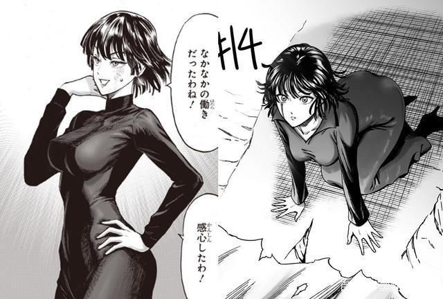 地狱吹雪|一拳超人村田与清炭笔下的四位美女画风对比 各有千秋不分胜负