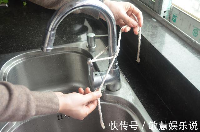 开关|不管家里有钱没钱,水龙头上放一根绳子,用途真厉害,省钱又实用