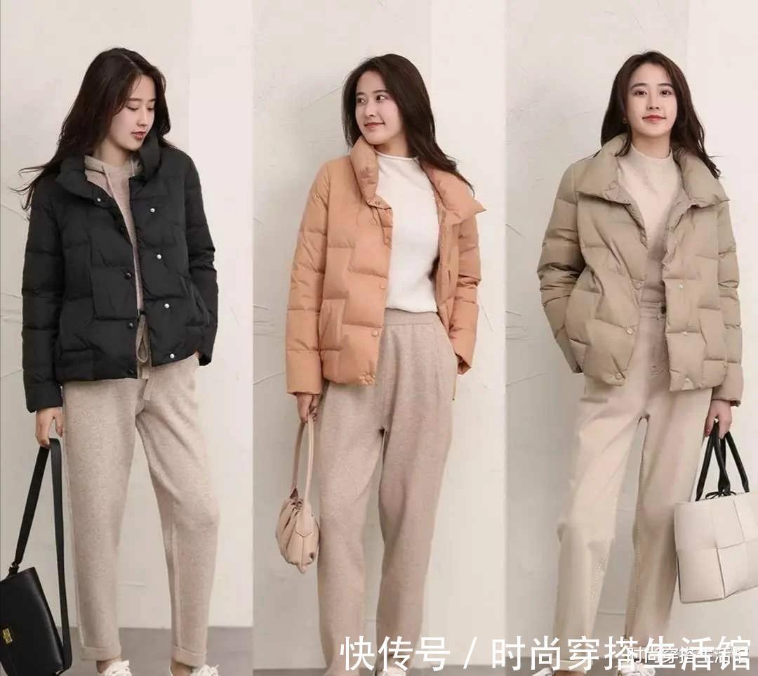 小姐姐 羽绒服下面尽量少穿裙子,今年拜年更流行这样穿,时髦保暖更高级