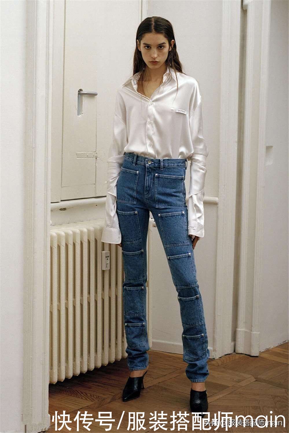 学会丝质衬衫的4种穿搭小心机，你也能优雅得毫不费力