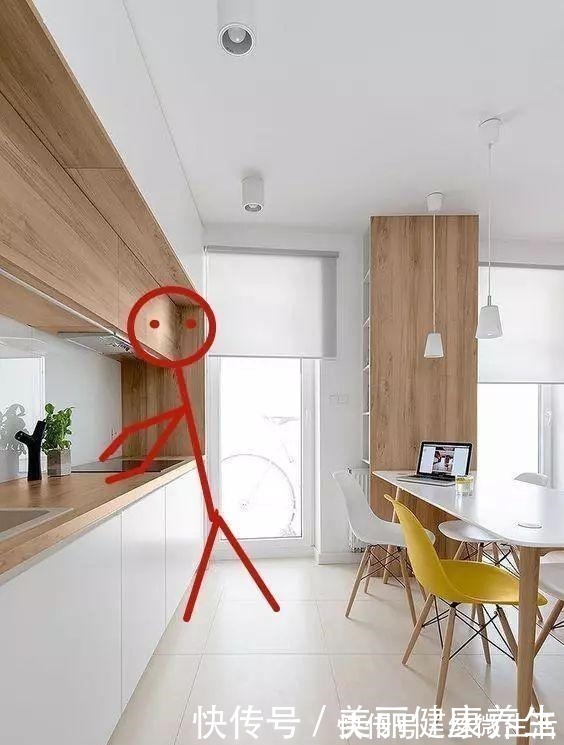 厨房|这招真高明！厨房吊柜还能这样设计，双层内嵌式，实用又美观！