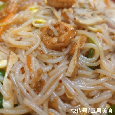 泡米粉|这是海鲜炒粉最正宗的做法，好吃到爆