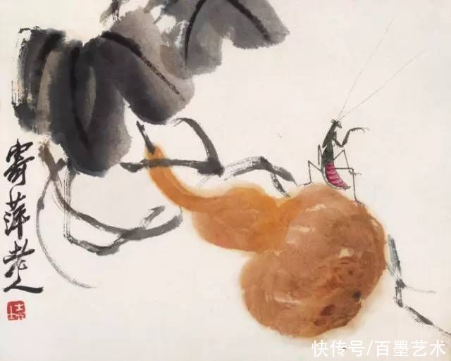 蝴蝶|齐白石草虫图200张,他把草虫画活了