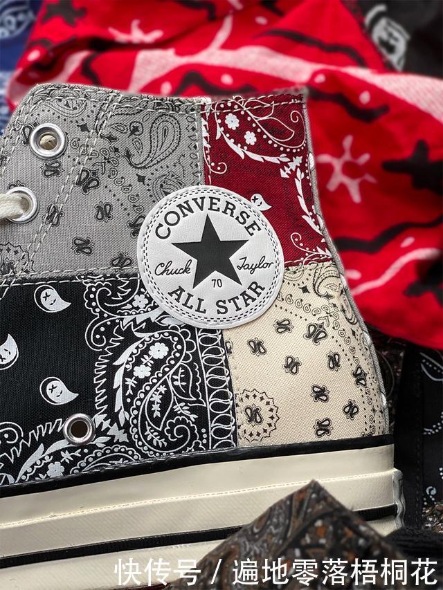 拼接腰果花!Offspring x Converse视觉效果相当醒目