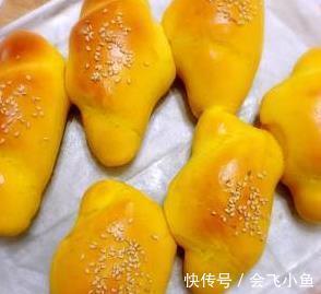 南瓜|吃不完的南瓜，别丢了，教你做成可拉丝的小面包，孩子爱吃！