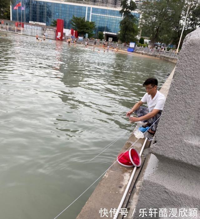 路人|不用鱼钩不用鱼竿也能钓上鱼广西北海现“新奇钓法”,路人围观