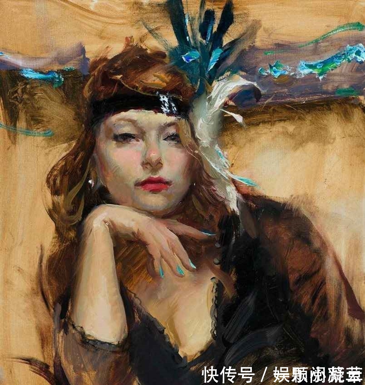 写实艺术#田园中的女人,如诗般的意境——美国顶级油画家丹尼尔的写实艺术