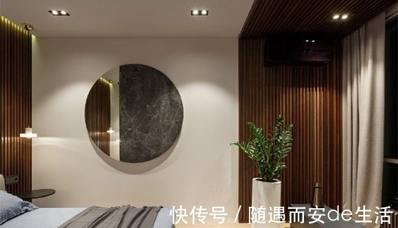 品位|68㎡单身公寓装修特别时尚,客厅装衣帽间,气质优雅的小窝!