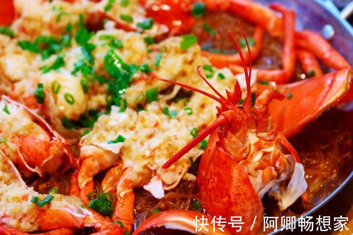 蒜蓉蒸大龙虾，含幼儿所必须的组氨酸，不用吃光看看就解馋