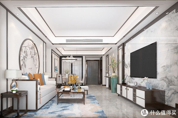 江景房|人生中第一套房子,虽然只有108㎡,选择了中式风,效果让我很满意