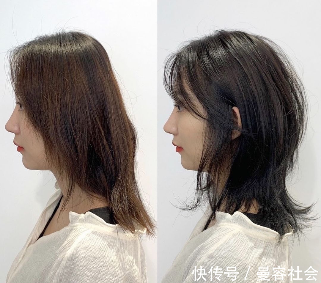 染发 发型这样换,效果就是不一样,美到就像变个人