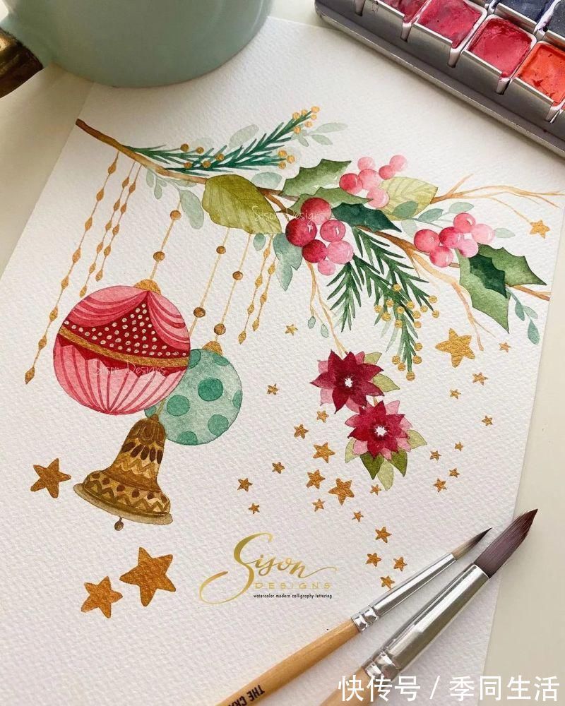 笔尖&美爆！70张超简单小清新的水彩手账，你想要的都在这里！收藏这篇就够了！