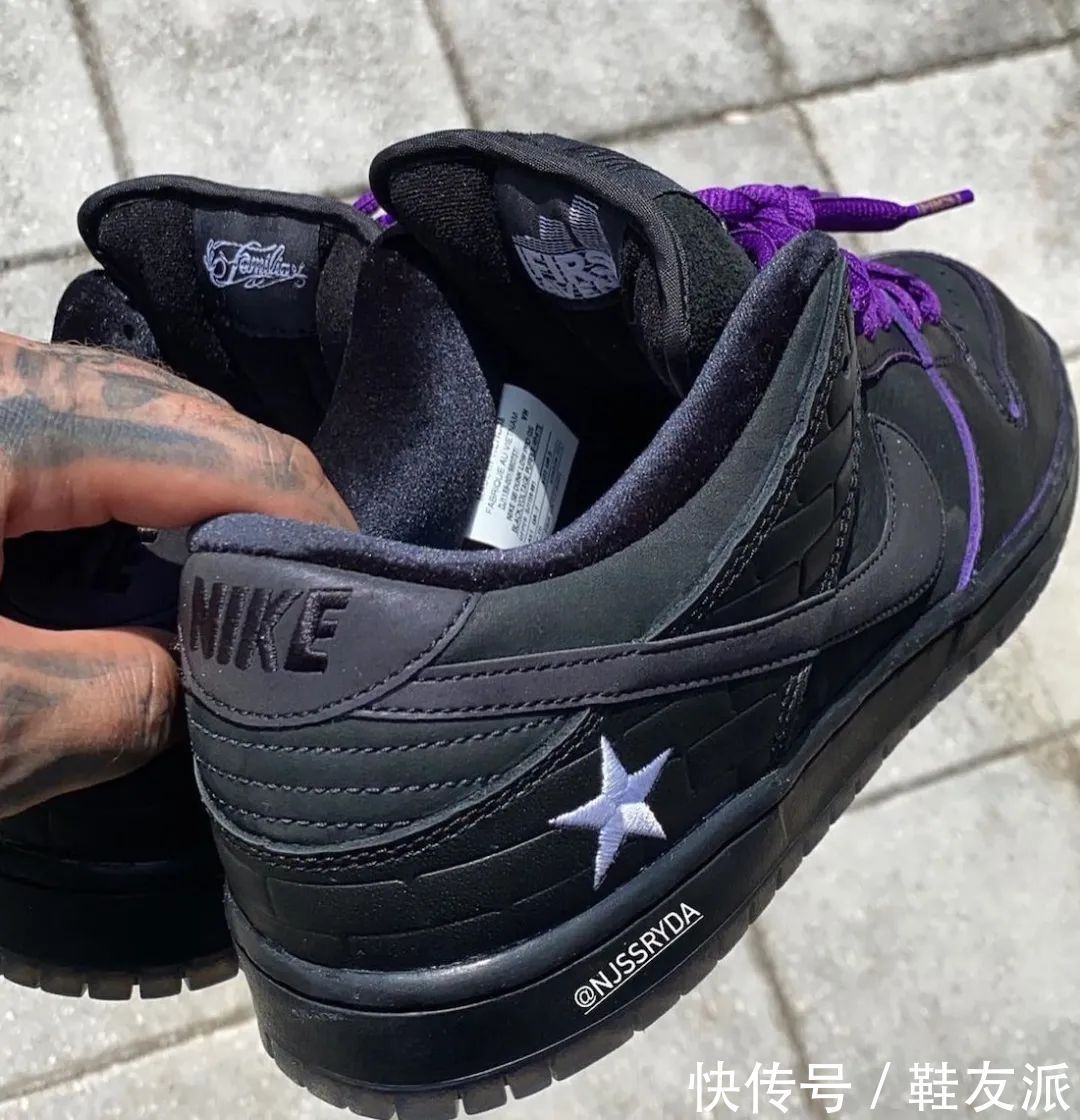 配色|黑紫配色太酷了！ Nike Dunk 三方联名鞋款登场！确定今年发售！