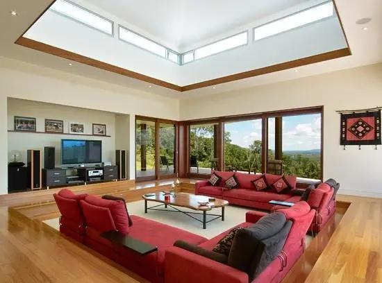 下沉式|等我有了大新房,客厅也要设计下沉式,拿豪宅都不换!