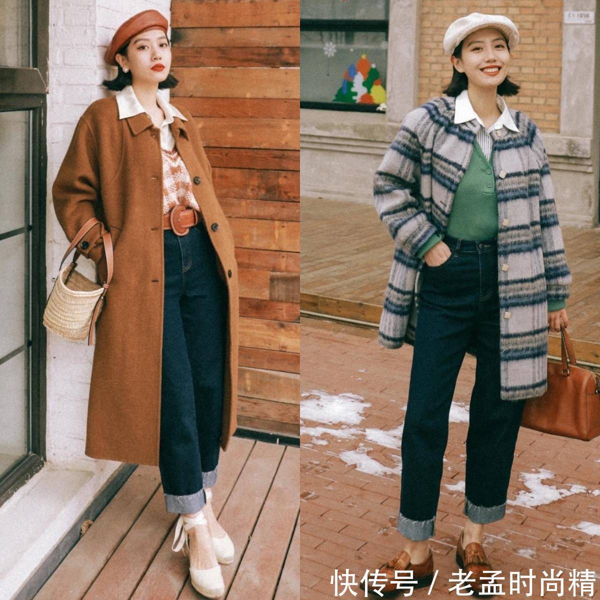 背带裤 今年火了“复古风”穿法,时髦摩登还很高级