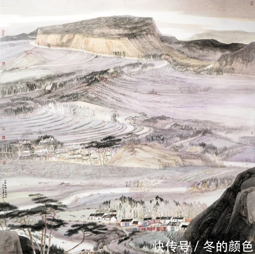 中国画!张秋桔|一段烟云