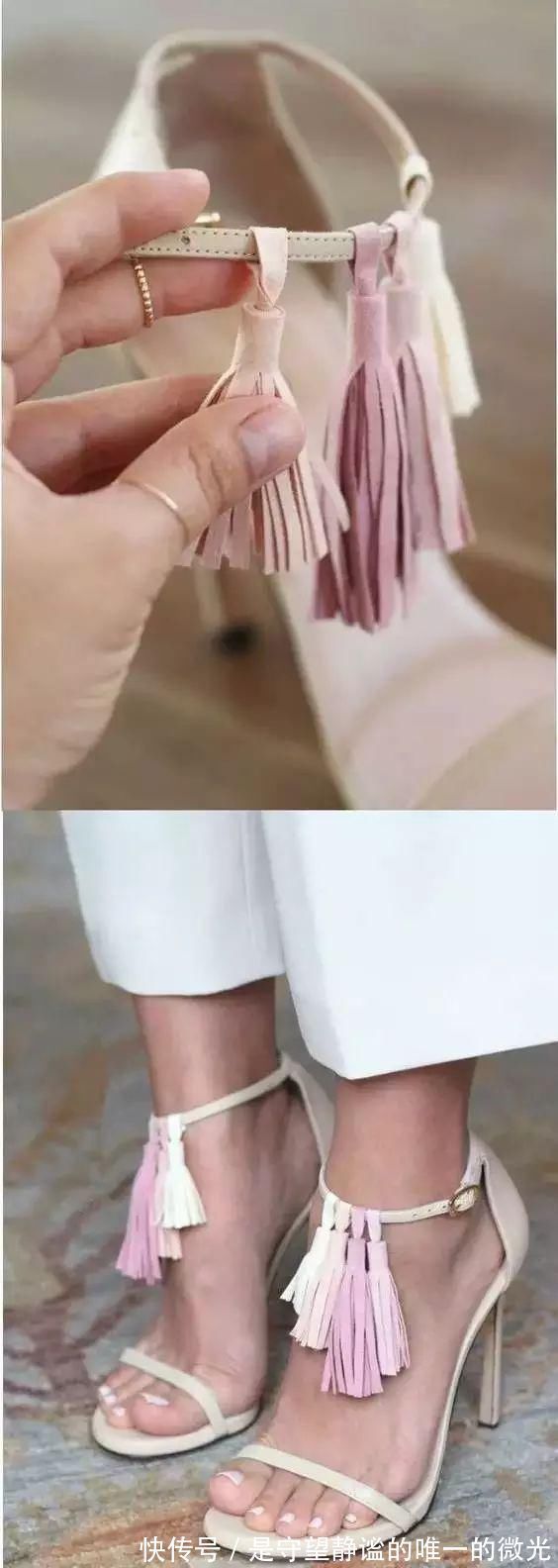 鞋子 旧鞋千万别扔,这样改一改,比新买的还漂亮一百倍!