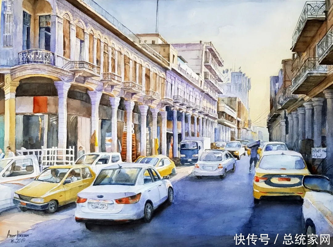 「第七届水彩节特邀嘉宾」AMER HASSAN 艺术作品展