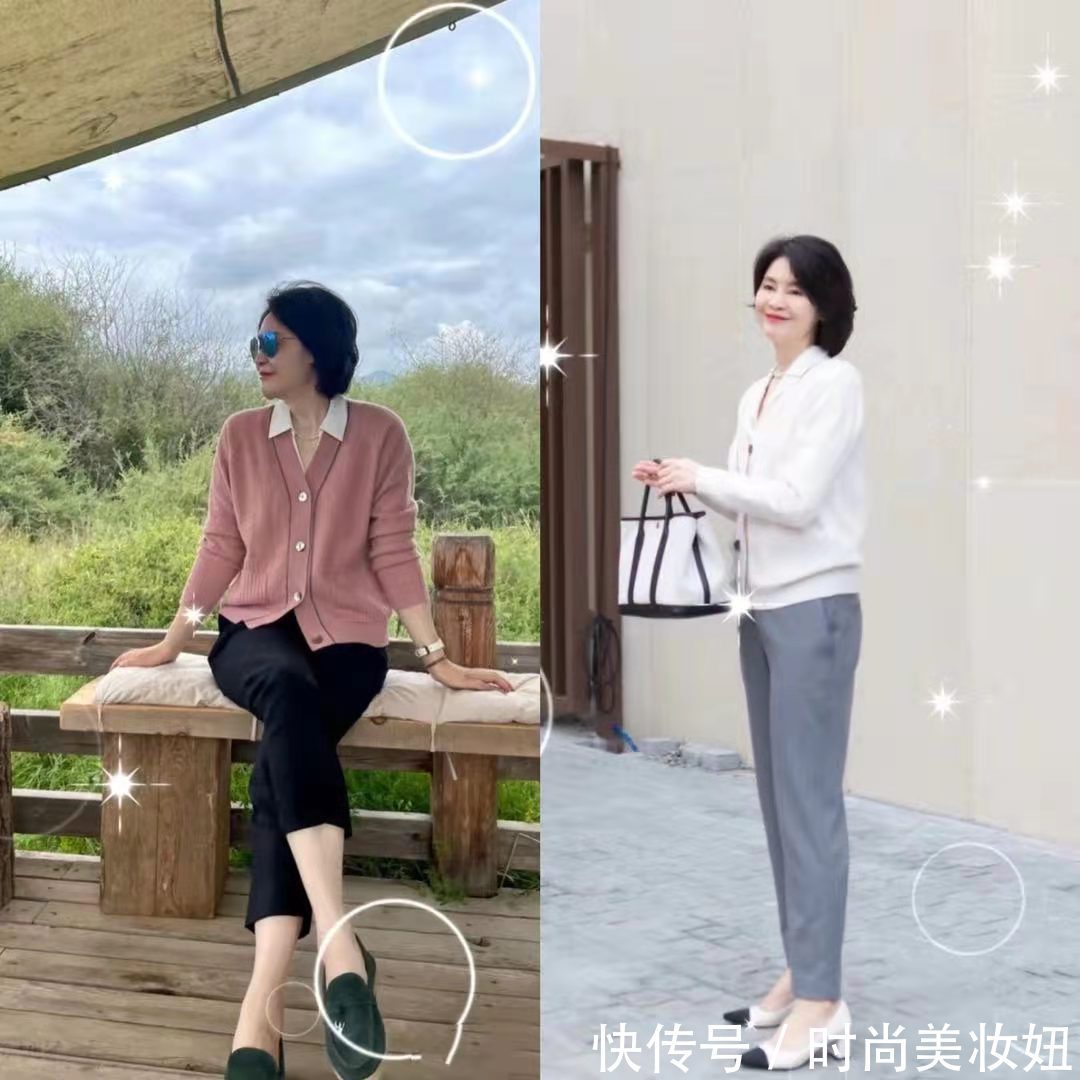颜值|50岁女人会穿比“长相”重要,她靠穿搭提升颜值,每套都很优雅