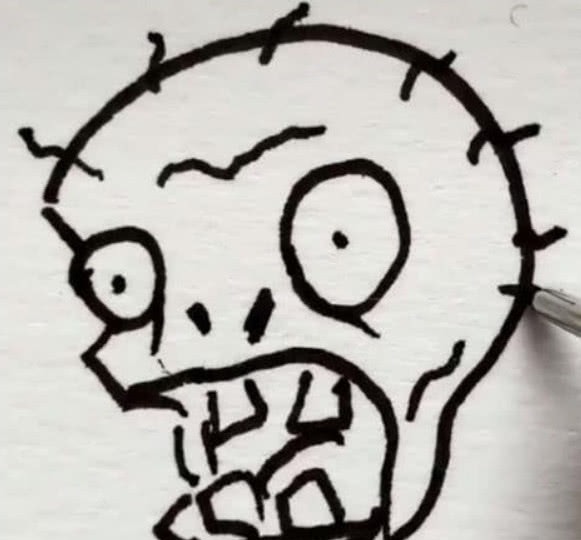 本尊!美术生又“作妖”了!用一万个骷髅头作画,看到成品:本尊来了!