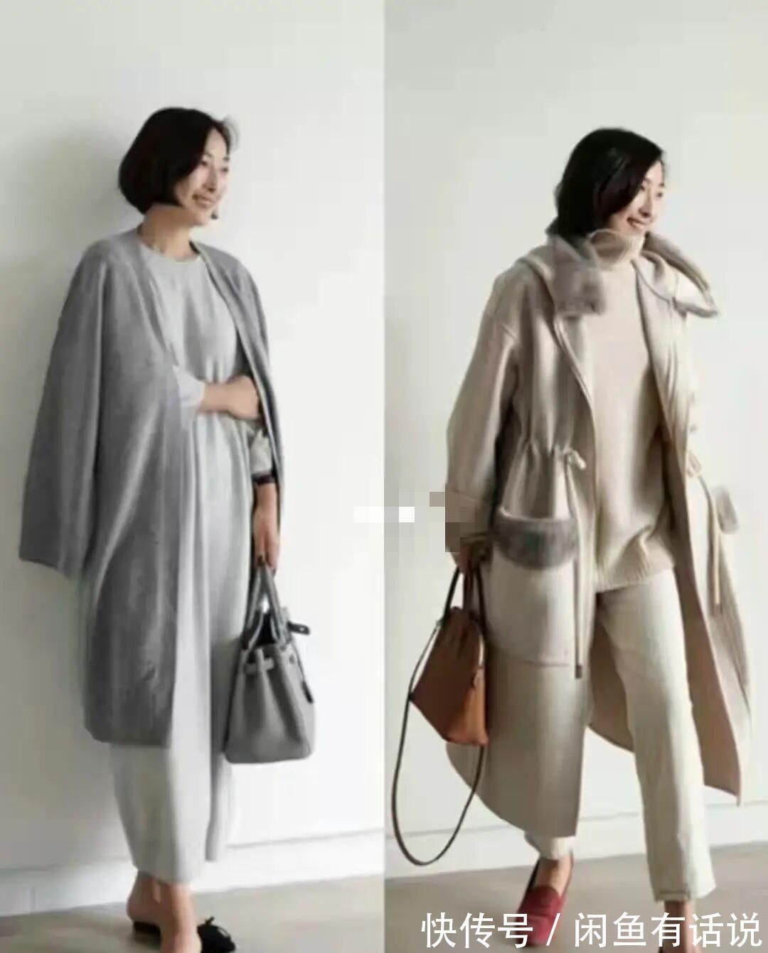 韩国|中年阿姨别穿太艳,学50岁韩国博主穿“素色”更耐看,优雅又高级