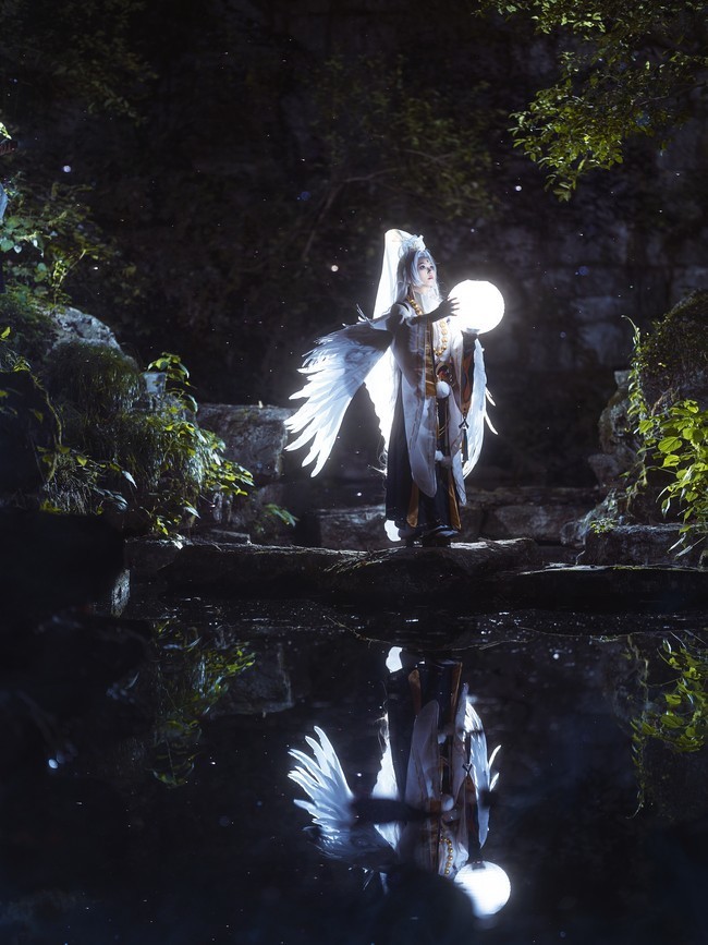 天狗|cos:阴阳师·少羽大天狗 无垢白羽