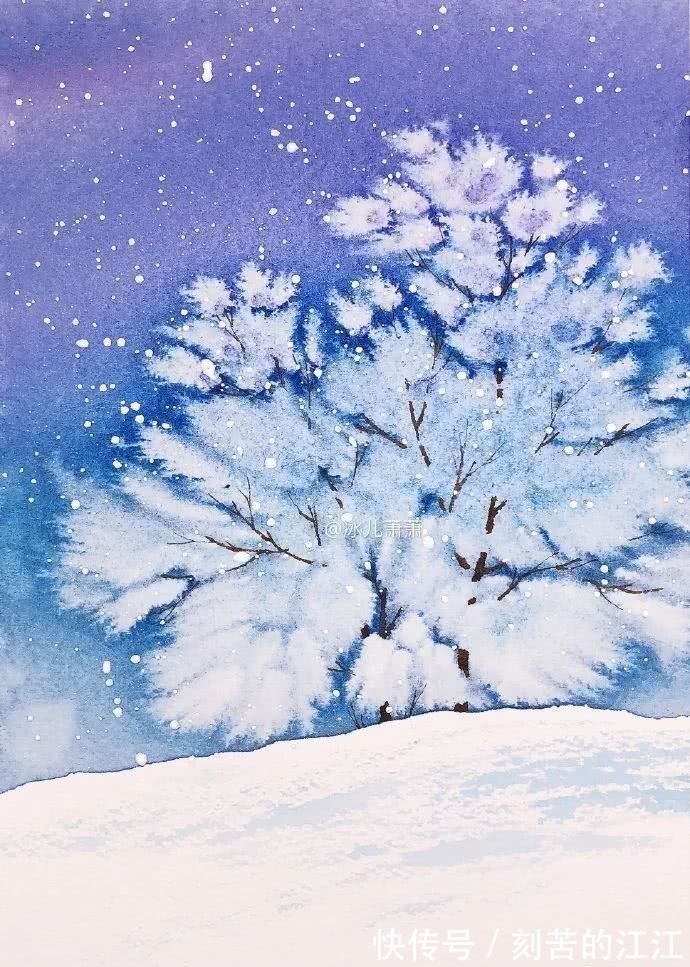 花瓣@水彩这样画,也太美了吧!居然把花瓣画出透明的感觉,看完忍不住保存!