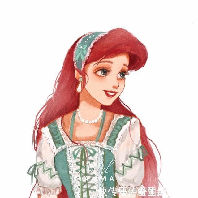 愛洛公主|“經典款洛麗塔”穿身上,迪士尼公主秒變溫柔風,艾莎都丟了霸氣