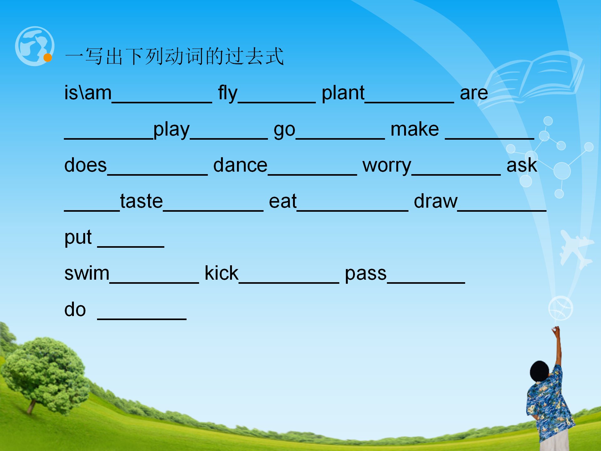 语法内容|图说英语：小学英语语法总复习及练习