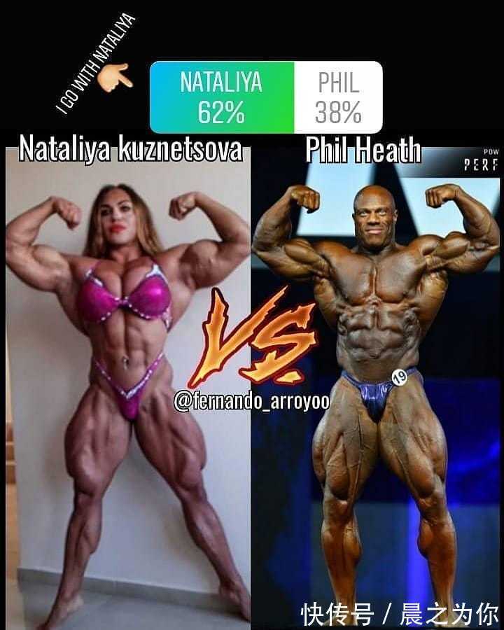 肌肉|体重200斤的强壮女孩，体脂率只有6％，给人一种全新的视觉冲击