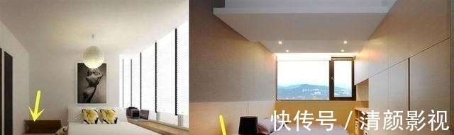 床头|传统床头柜我看不上,悬空设计延伸2m桌面,一字排开可享3大功能