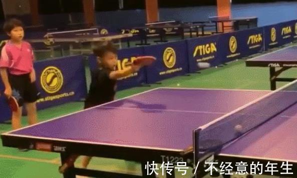 乒乓球队|子承父业！王皓大儿子继承父亲直拍打法，王皓：比我小时候还厉害